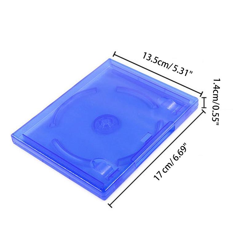 Blue CD Single Double Discs Storage Bracket Holder for  Games Disk Cover for Case Discs Storage Accessories
