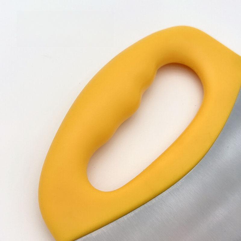 Stainless Steel Pizza Cutter with Protective Sheath - Semi-Circle Multi-Purpose Pastry Dough Slicer for Home Commercial Use 1