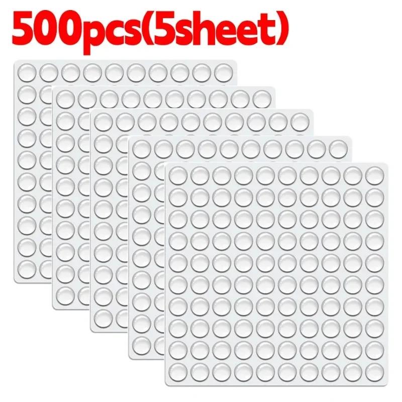 Wholesale Silicone Furniture Dots Self-Adhesive Clear Door Stop Rubber Damper Buffer Cabinet Bumpers Cushion Protective Pads