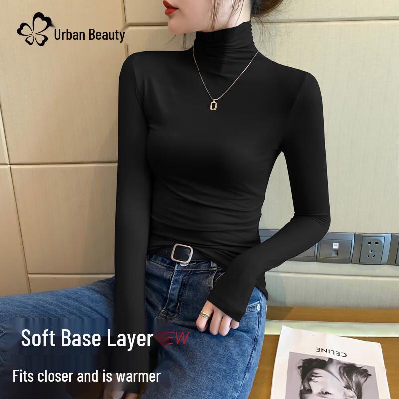 

Women s High-Neck Long-Sleeve Base Layer Top M