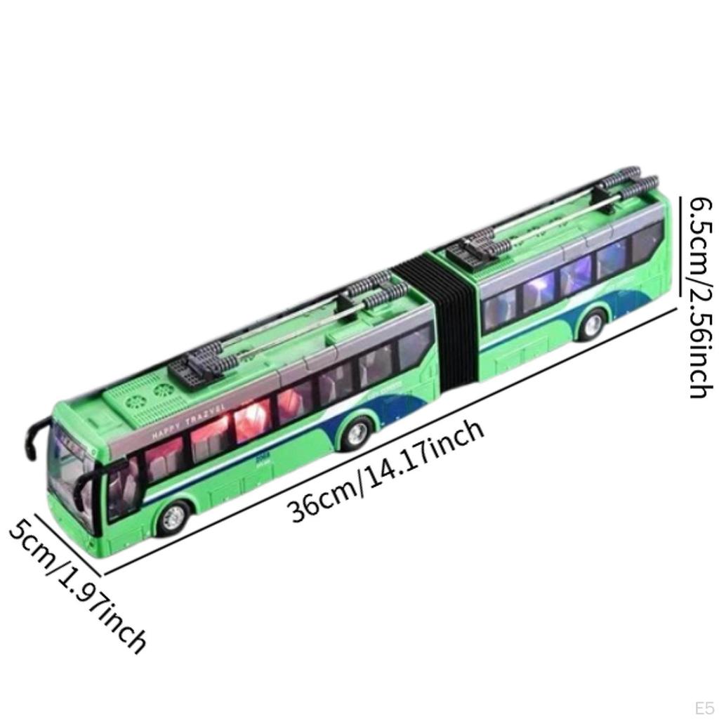 Radio Remote Control Bus Electronic Vehicles for Ages 3 4 5 6 Years Old Gift