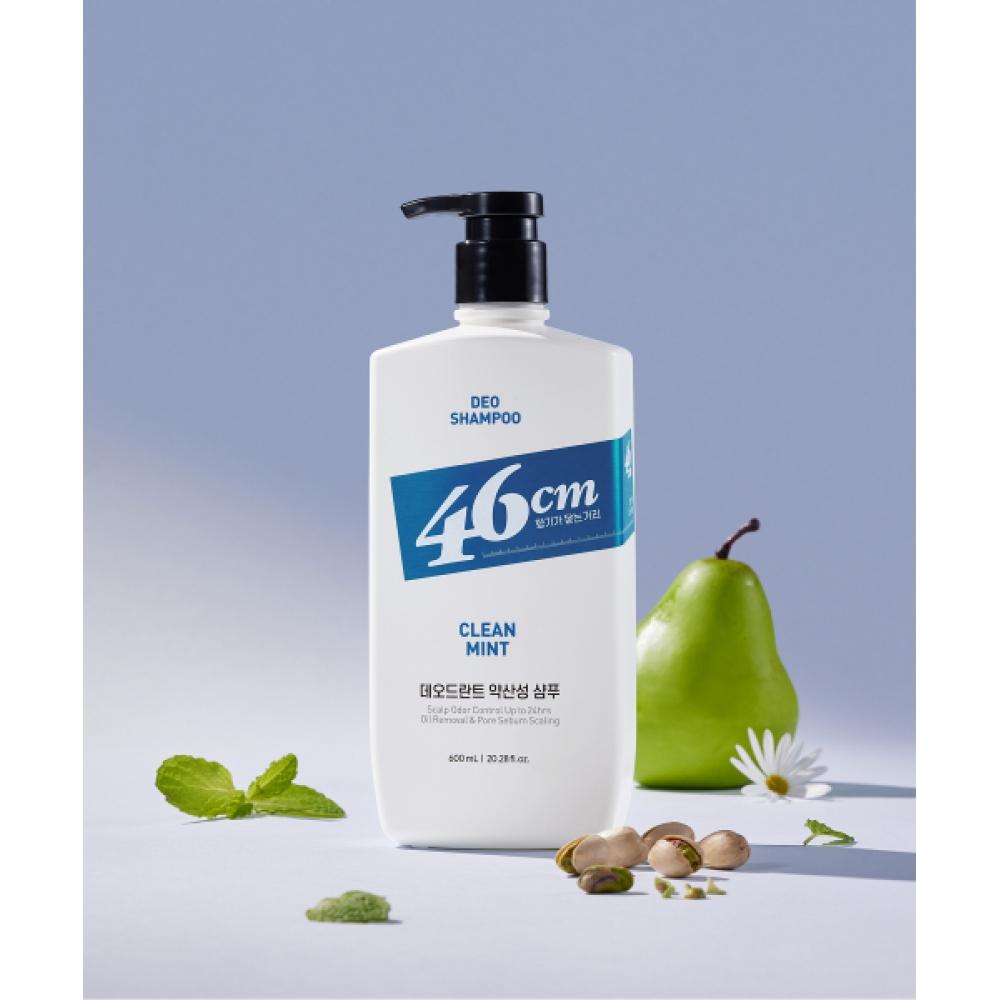 Elastine 46cm Deodorant Shampoo  Mildly Acidic Deodorant  Clean Mint Fragrance  600ml NONE