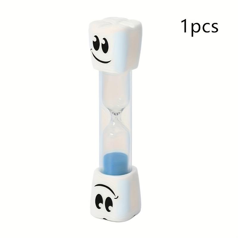 Clessidra Timer da 2 Minuti Disegnata in Blu E Rosa Decorazione per la Casa