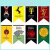 Game Of Thrones Flag Banner With Polyester Fabric For Themed Room Decor
