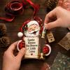 Hanging Money Gift Container Christmas Cash Holder Ornament for Holiday Tree Decorations, Transparent Acrylic Display Box with String Party Favors And