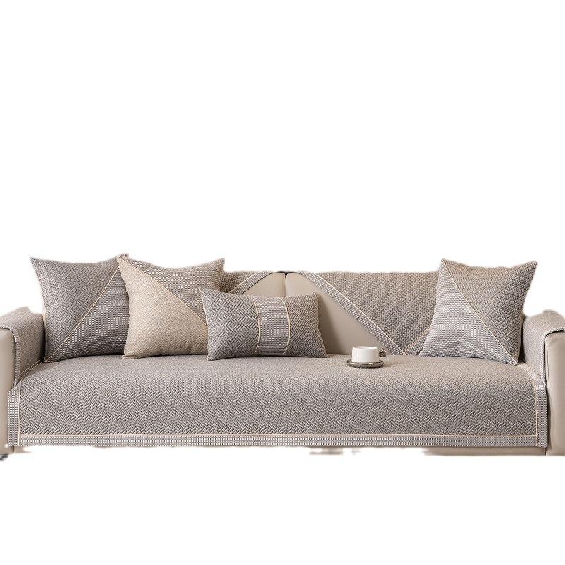 Sofa Cushion Cotton And Linen Four Seasons Universal Non-slip Sofa Cover Full Cover Sofa Towel