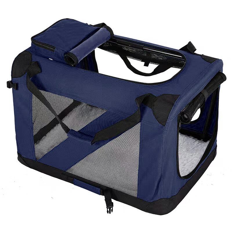Portable Folding Pet Carrier & Bed: Outdoor Dog/Cat Cage & Car Nest for Golden Retrievers, Corgis, and Teddies