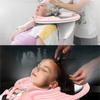 Aufblasbares Shampoo-Becken Tragbare Shampoo-Schüssel Haarwaschbecken für bettlägerige Kinder, schwangere Frauen und Patienten