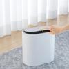 Toilet Push-open Lid Plastic Trash Can Household Toilet Trash Can Office Trash Can