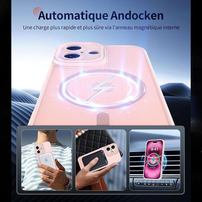 Coque de Protection - BOOLING - pour iPhone 17 - Hybride - Anneau Magnétique - Protection Caméra