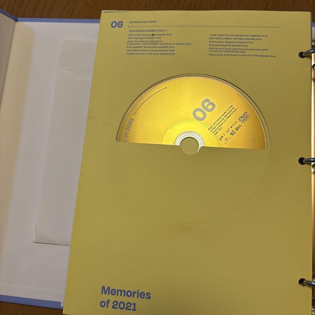 [USED] BTS Memories of 2021