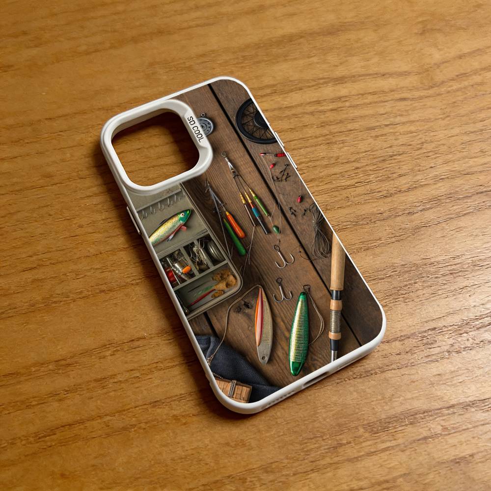 Fishing Angling Phone Case for iPhone 17 16 15 14 13 12 11 Pro Plus Max Air Mini X XS Soft Silicone Cover iPhone17Promax