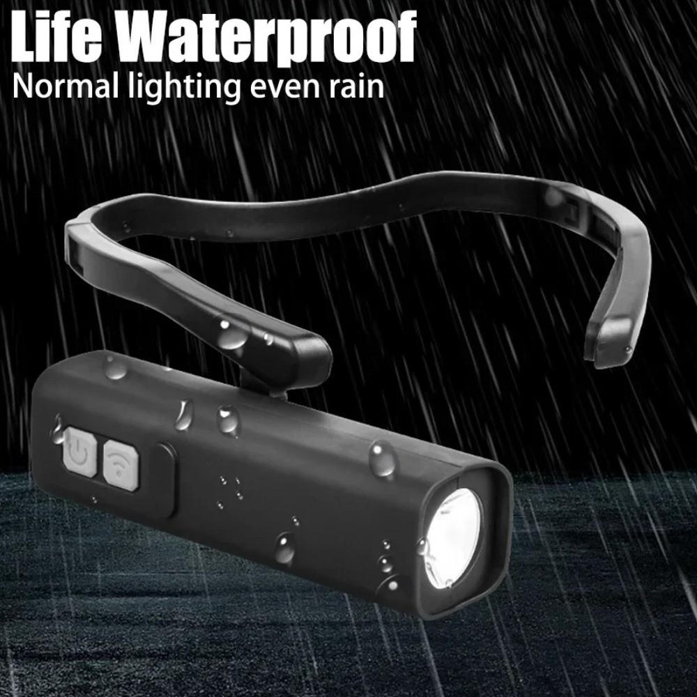 Removable Ear Clip Headlamp Waterproof Motion Sensor Headlamp LED Flashlight Fishing