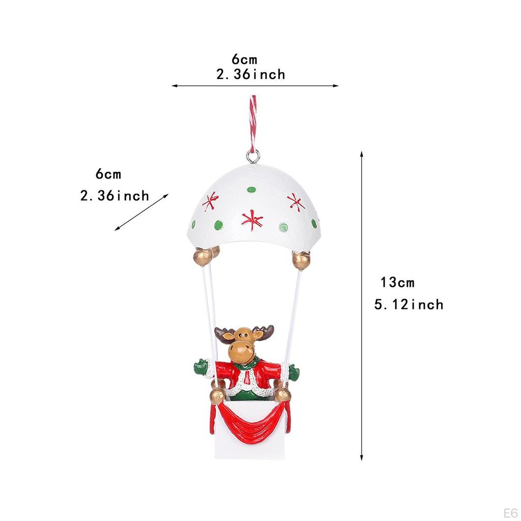 Christmas Figurine Resin Art Piece Gift for Home Display Indoor Shelf