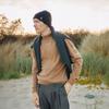 Geonjiulleunseu Super Fine Merino Wool Turtleneck Knit - Camel