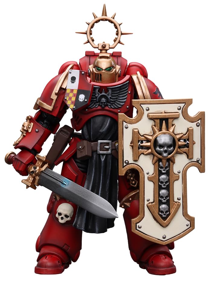 JOYTOY Warhammer Primaris Space Marine Blood Angel Bladeguard Veteran Scale ABS PVC Action Figure 40,000 1/18 & Pre-painted
