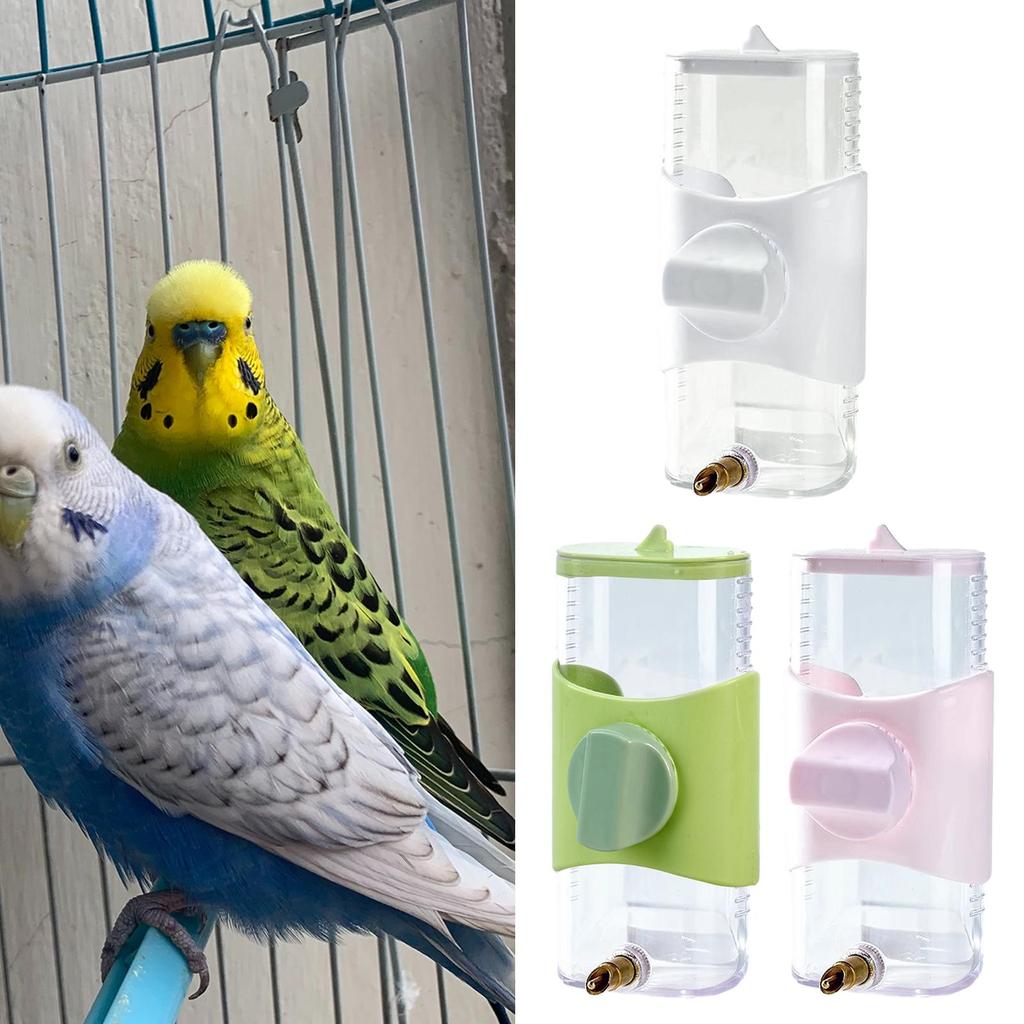 Bird Drinker Parrot Waterer Convenient Practical Cage Accessoires Less Mess for Lovebirds Medium Birds Parakeet Bird Supplies