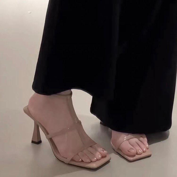 Fashion Women's New 2024 Style Ample Air Mesh Sandals with Thick Bottom and Bow Design Casual Shoes for Adults Summer Beach Footwear