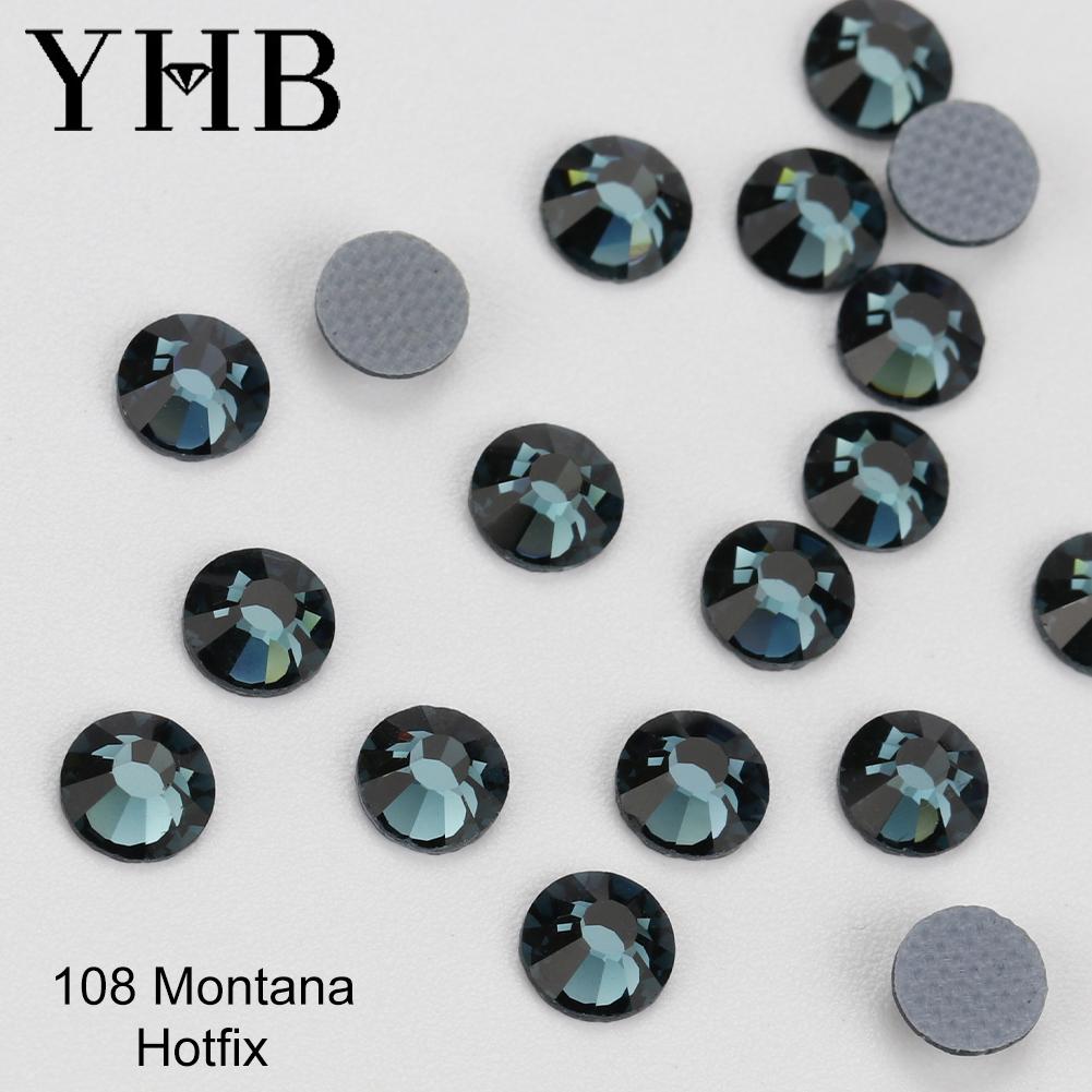 YHB High Quality Rhinestones Hot Fix Rhinestones Bulk Hot-Fix Rhinestones