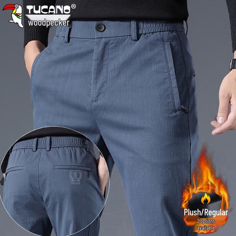 

TUCANO Men s Straight-Leg Casual Business Pants 34