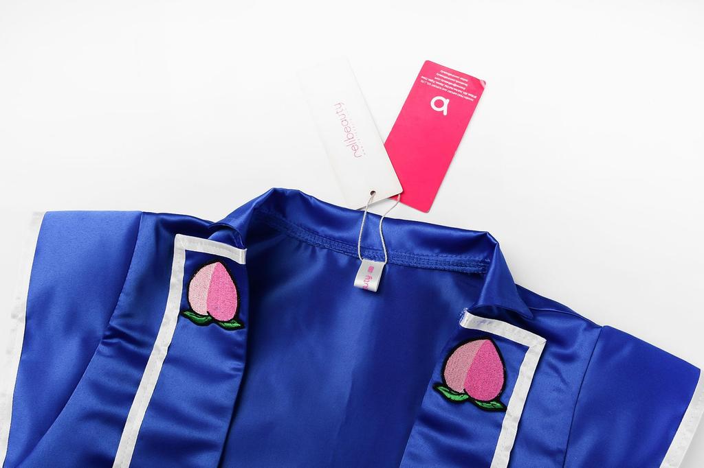 ReliBeauty Momotaro Costume and Size 110 Children's Set, Pink, Green, Navy,