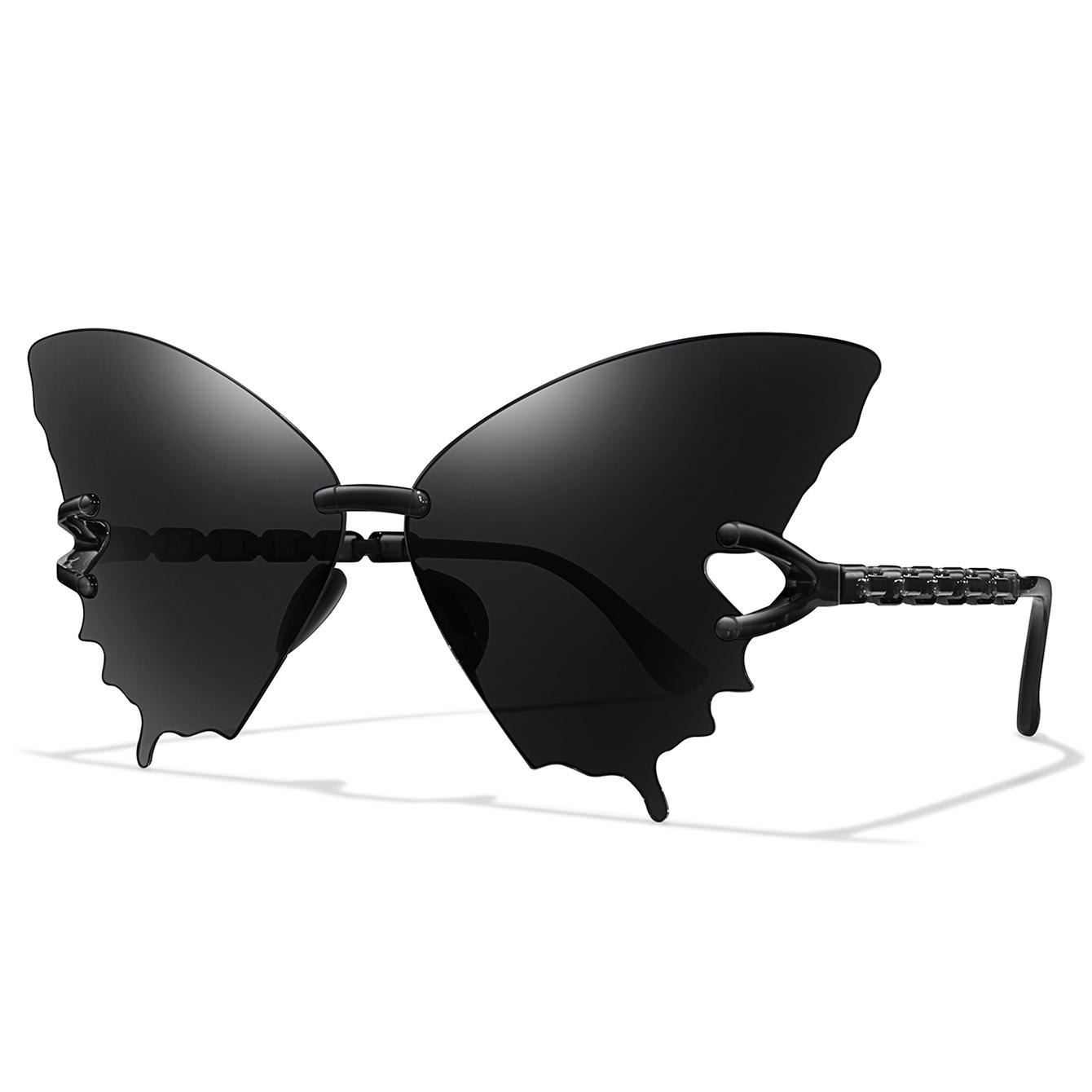Fashion Butterfly Sunglasses for Women and Men Cute Casual Irregular Eyewear Daily outfit shopping Hot party Travel Glasses