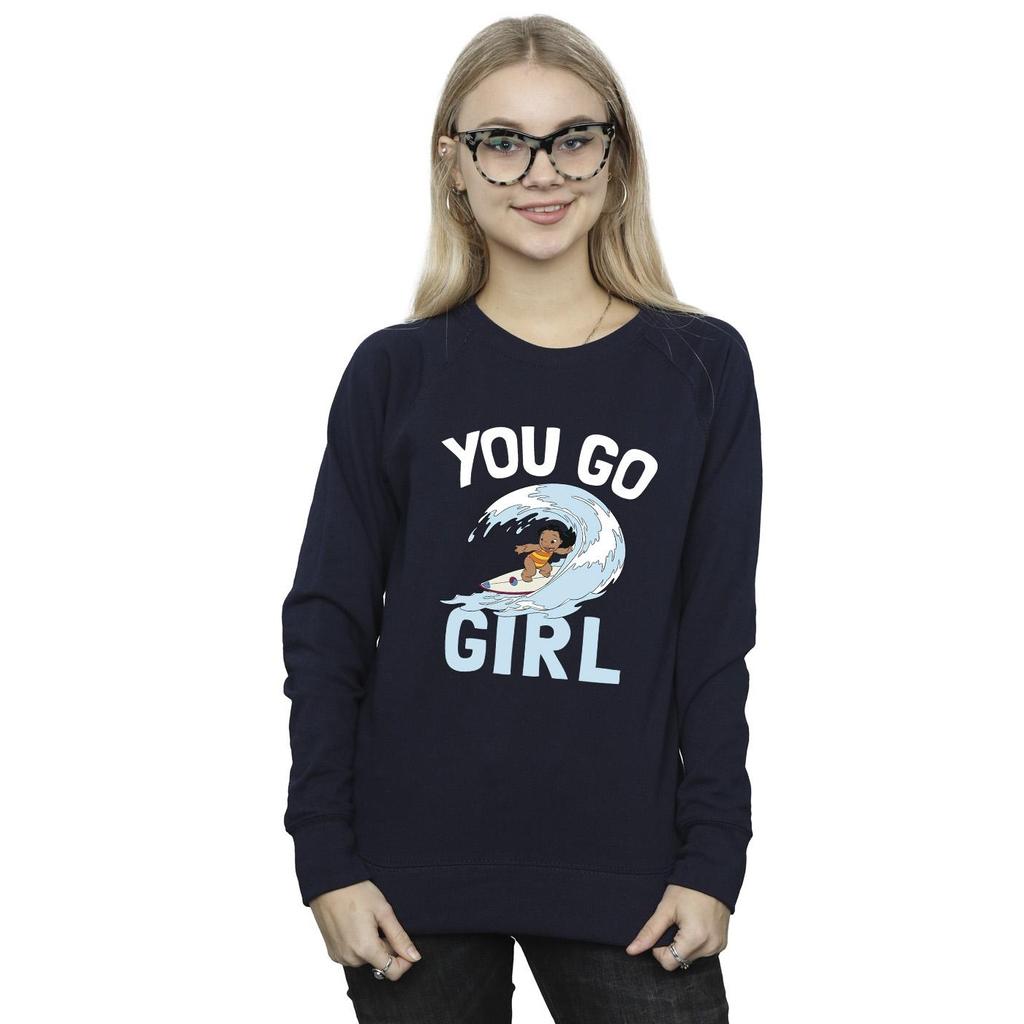Disney Womens/Ladies Lilo And Stitch You Go Girl Sweatshirt