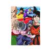 DBZ Goku Odyssey Fleece Throw Blankets Cartoon Blankets for Sofa Outdoor Lightweight Quilt,