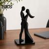 Durable Couple Statue Figurine, 3D Printed Hugging Statue, Modern Romantic Desktop Sculpture for Living Room, Bedroom, Office, Shelf, Table