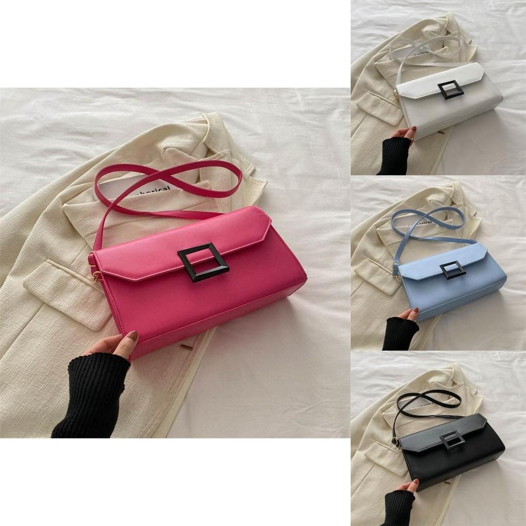 Stylish Compact Square Bag With Soft Pu Material In Elegant Colors For Street Fashion Lovers
