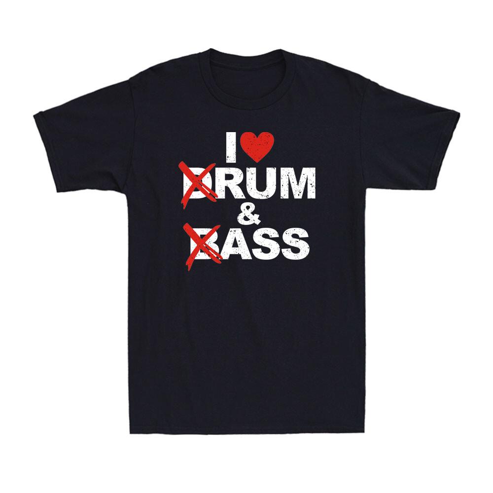 I Love Drum And Bass I Love Rum And Ass Funny Saying Sarcastic Men s T-Shirt S разноцветный