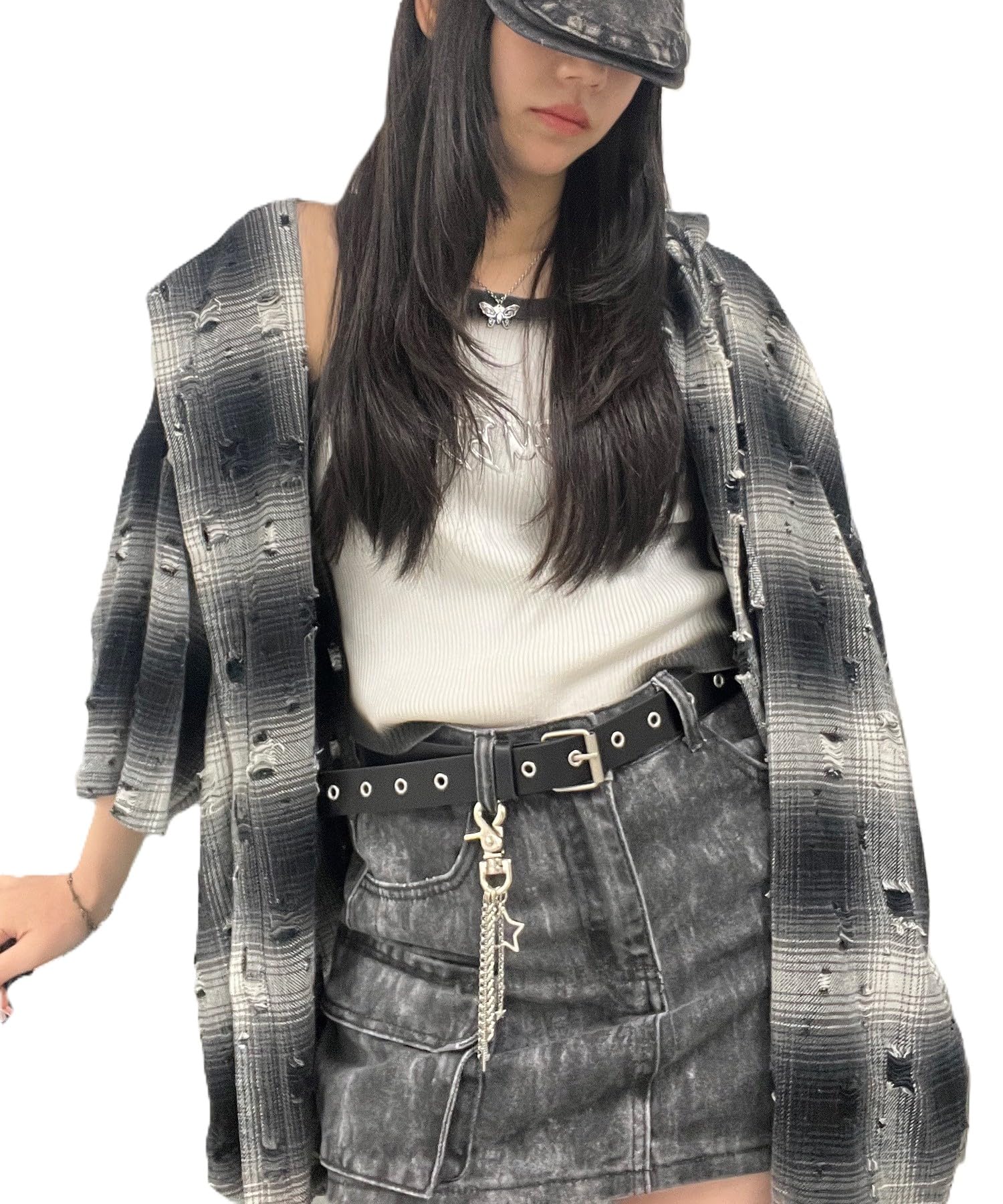 

WEGO Figments Short Sleeve Distressed Check Short Sleeve Summer Size Black Shirt, Hoodie, Pattern, Top, Clothing, Streetwear, Women s, F, чёрный