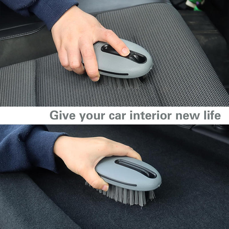 For Cleaner Car Carpet Brush Auto Scrubbing Brush Carpet Stain Remover Auto Seat Cleaner Bristle Rug Cleaner For Vehicle Truck
