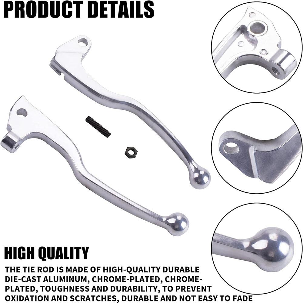 2Pcs Brake + Clutch Levers For Yamaha YZ250 TT350 XT350 YZ490 TT600 XT600 YZ125