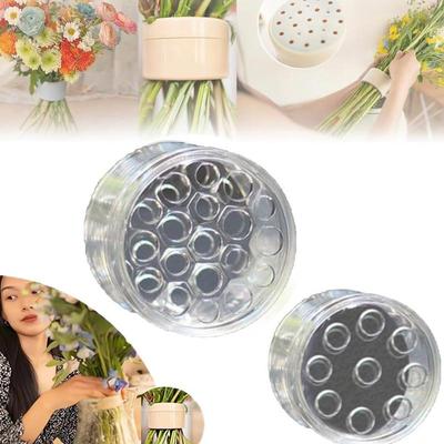 Spiral Ikebana Stem Holder for Vases Clear Flower Arrangement Holder Floral Art Accessory Table Centerpiece for Home Decoration