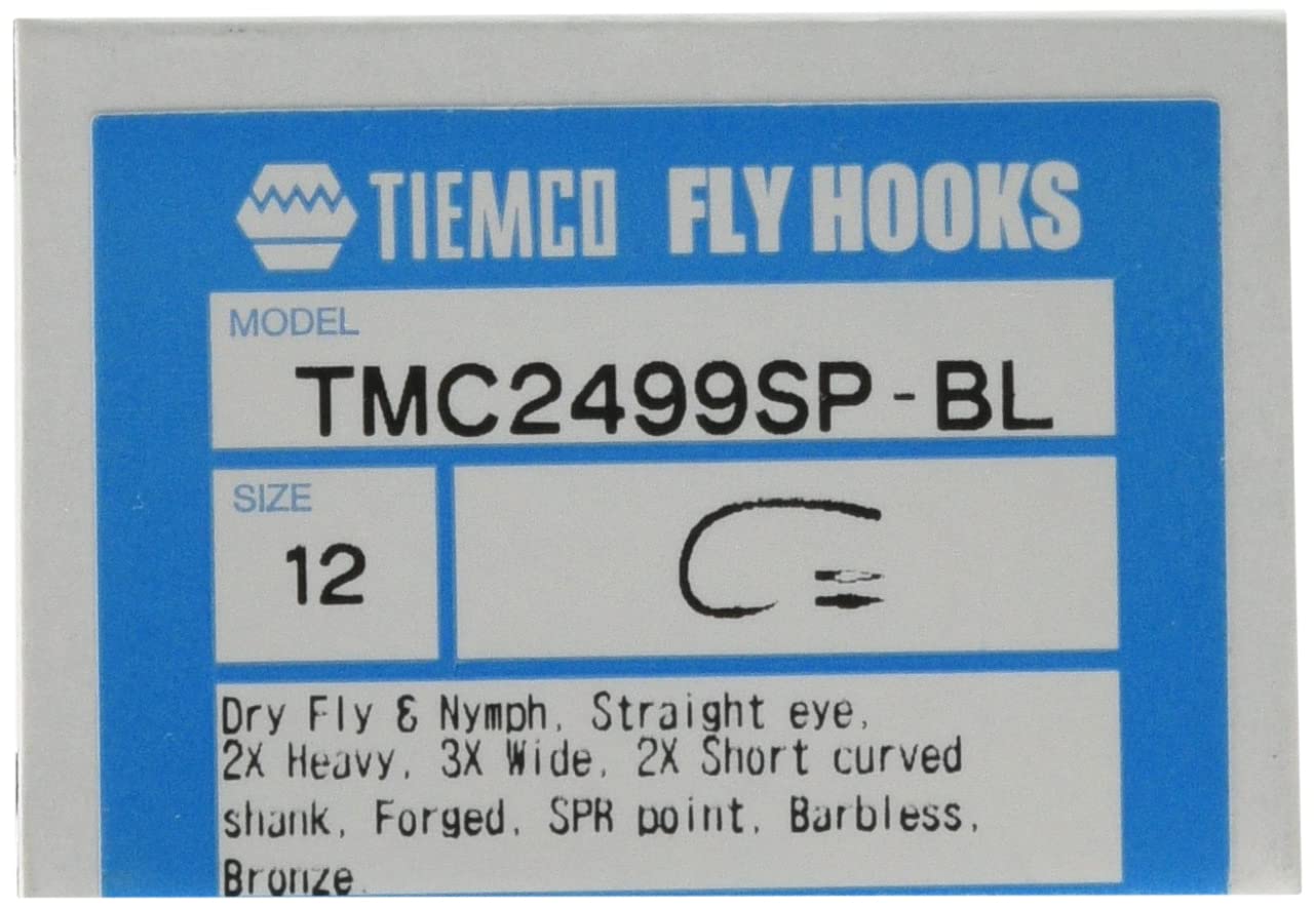 

Крючок для мух TIEMCO Q100 TMC2499SP-BL Нет. 18