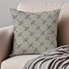 German Luxury Fashion Brand JJOOP Cushion Cover Pillowcase Antidustmite Invisible Zipper Short Plush Sofa Cushion