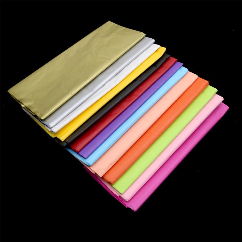 10-Sheet Pack of Colored Tissue Paper for Children's Origami and Crafts