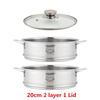 Basket with Double Ear Rice Cooker Pot Steaming Grid for Dumplings Drain Basket Kitchen Cooking Tool 304 Stainless Steel Steamer