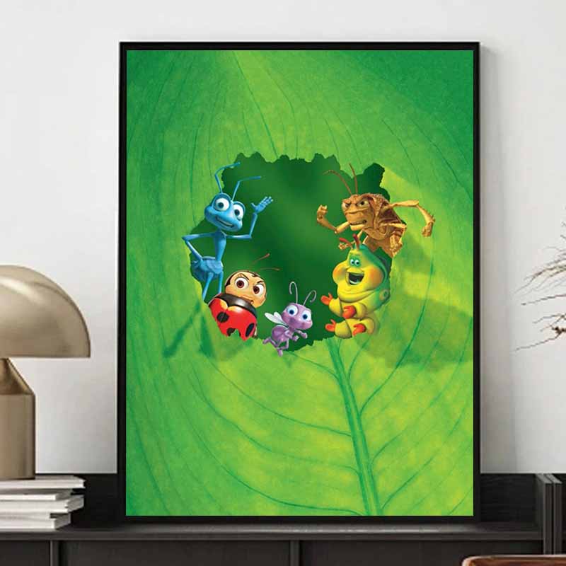 Disney 5D DIY Diamond Painting Bug Crisis Group Portrait Poster Illustration Full Round Diamond Mosaic Cartoon Embroidery Art Painting Home Decoration