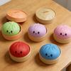 Hot 1pcs Colorful Glitter Dumpling Glitter Dumpling Squishy with Box Dumplings Sensory Squeeze Toy for Stress Relief Toys