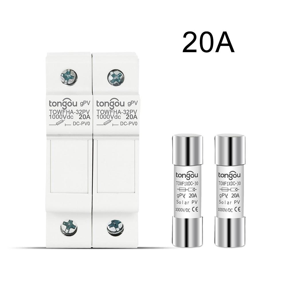 Compact Solar Fuse and Holder Set for Easy Installation In For PV Systems