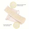 3pcs Exfoliating Scrubber Strap Bath Towel Dual-Sided Soft Microfiber Terry Cloth Bath Sponge For Shower Spa Body Skin Cleansing Tool Body Massage