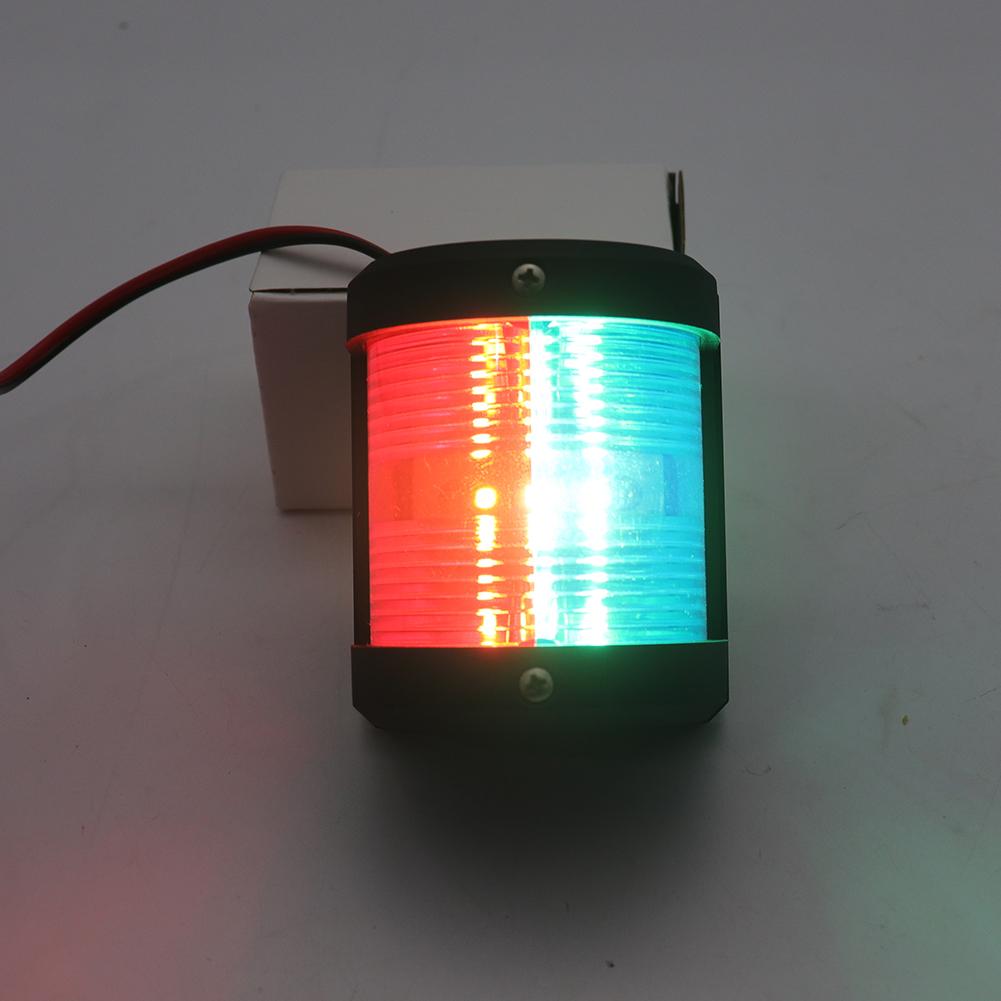 12V/24V LED Marine Navigation Signal Lights Wear Resist Sailing Lamp Stern Bow Marine Port Side Lights for Sailboat Yacht Boats