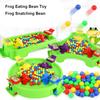 Colorful Beads Frog Snatching Bean Plastic Children's Interactive Puzzle Toy  Party Game
