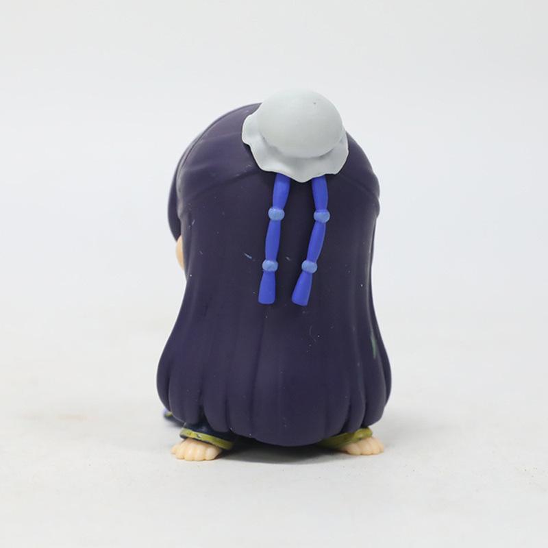 6cm Anime The Apothecary Diaries Maomao Jinshi Version Sitting Posture Action Figures Model Desktop Decoration Ornament Gifts Q Poseable Articulated