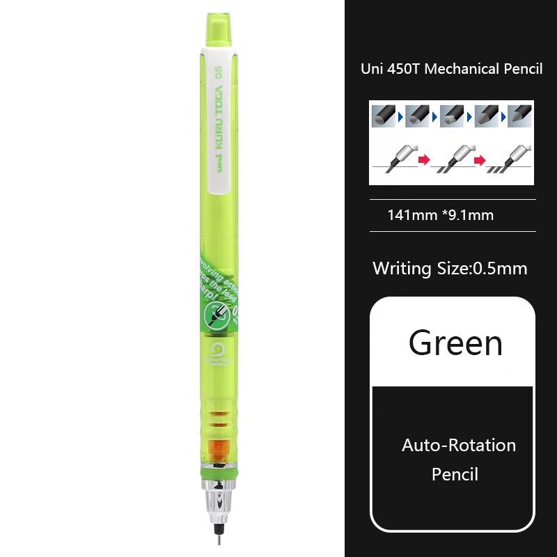 Uni KuruToga Mechanical Pencil, 0.5mm Smudge-Proof Auto Lead Rotation Writing/Drafting/Drawing Pen Japanese Stationery lapiseira