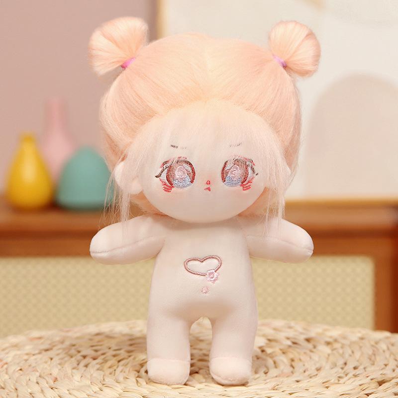 

Юбка для куклы из хлопка 20 см. Плюшевая кукольная одежда для девочек. Можно заменить кукольную одежду, чтобы дарить подарки лучшим подругам девочек. 20cm (no skeleton)