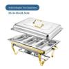 Stainless Steel Buffet Warmer: Hotel & Commercial Use Alcohol Stove