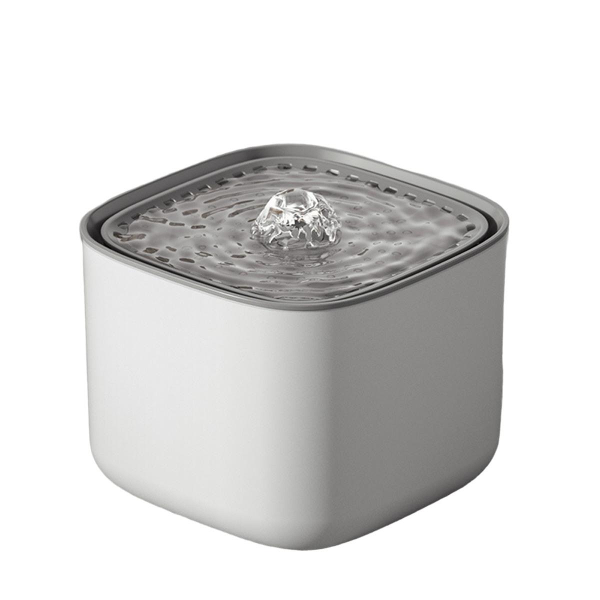 

Диспенсер для воды для домашних животных, несколько фильтров, бесшумный дизайн, подключаемый тип, автоматическая вода для домашних животных, собак, кошек белый/серый